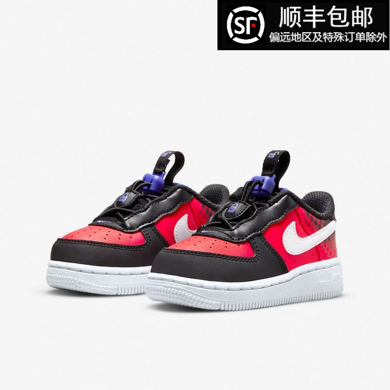 Nike/耐克童鞋FORCE 1 TOGGLE SE空军一号运动休闲板鞋DN3323-600_二手