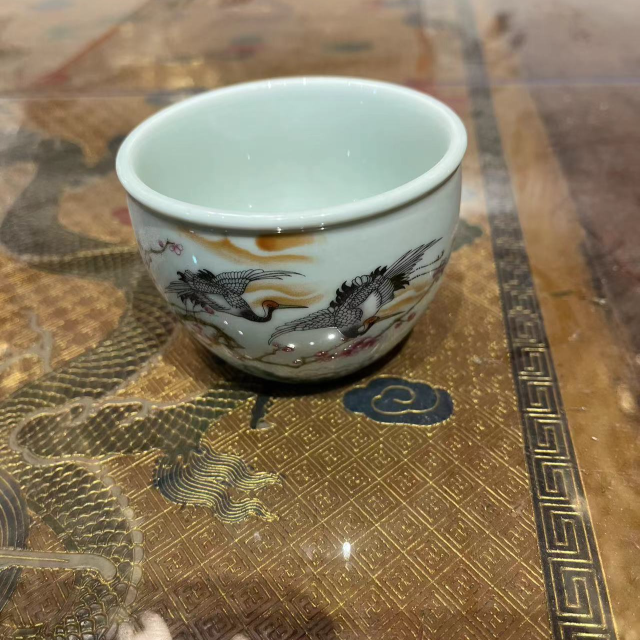 R18备用链接（所见即所得）不固定/一件 主人杯矾红蝶恋花全手工