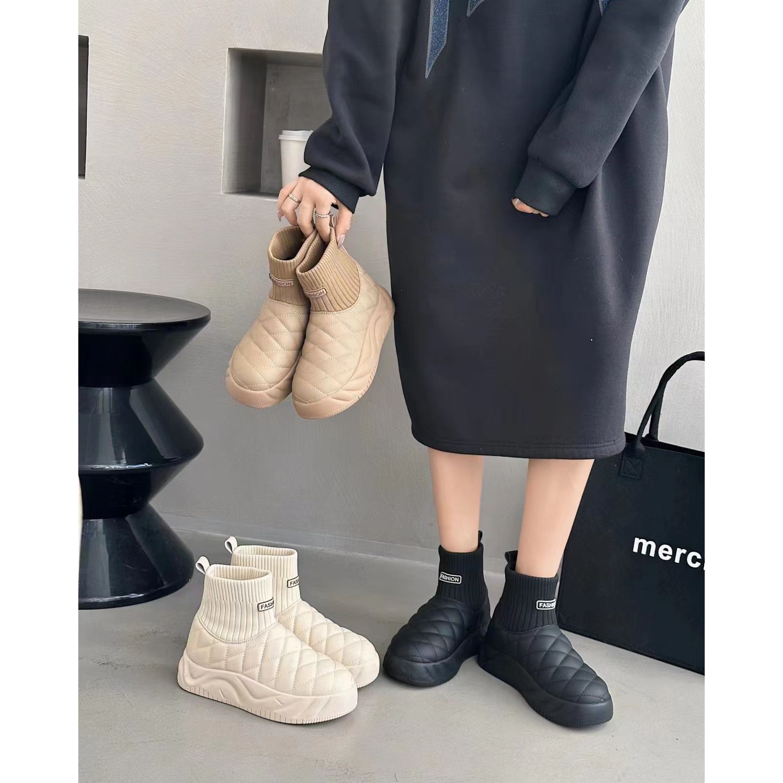 2023秋冬新款气质休闲百搭女款雪地靴/JW/6570