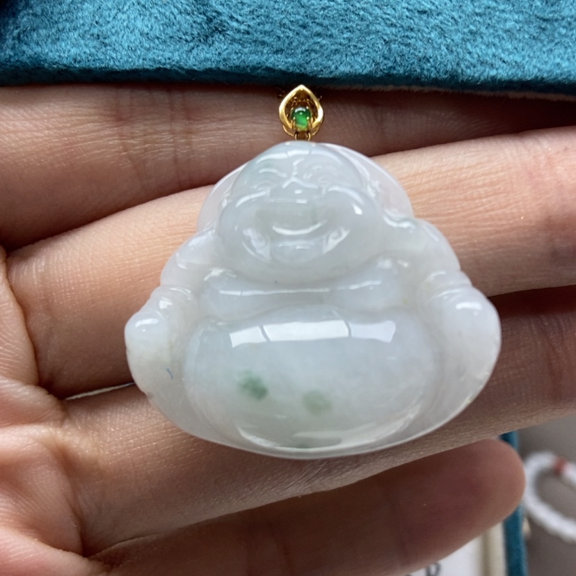 【闪购商品】翡翠颈饰18K金镶嵌172
