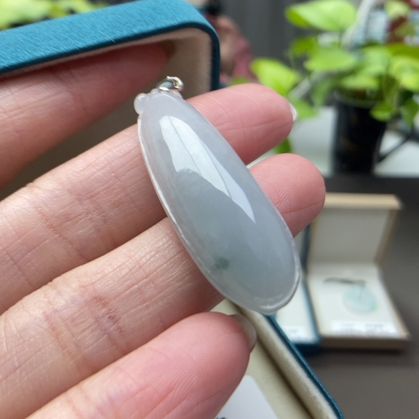 【闪购商品】翡翠颈饰银S925镶嵌30