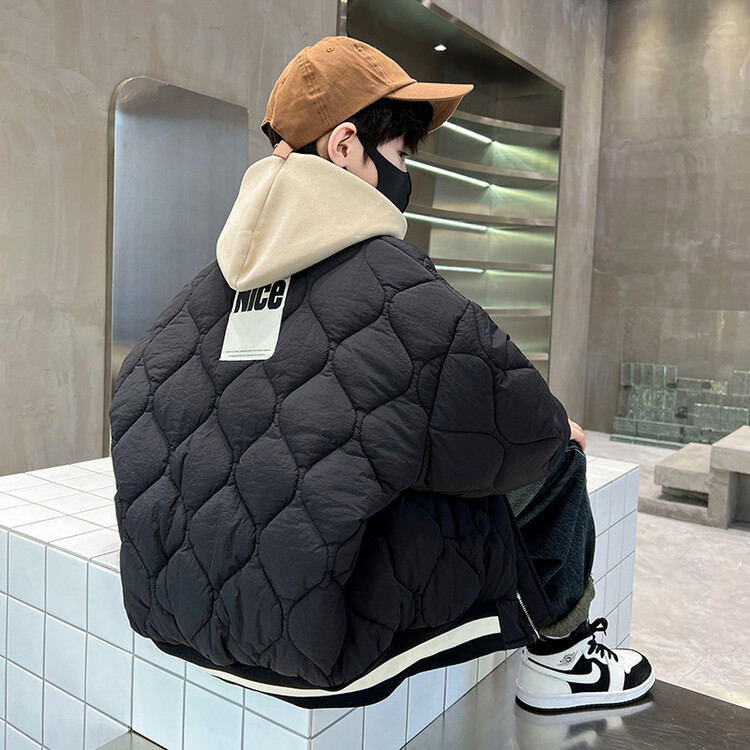 男童夹棉外套冬装棒球服2023新款儿童装加厚上衣保暖男孩洋气宝宝