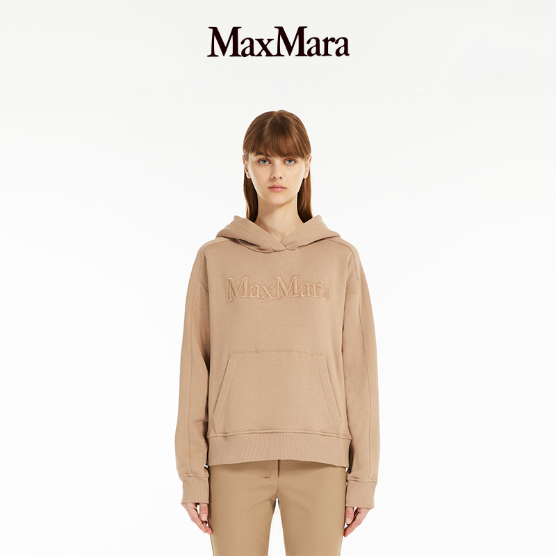 MaxMara2023年秋冬新品女装徽标印花卫衣时尚简约舒适 9926023306