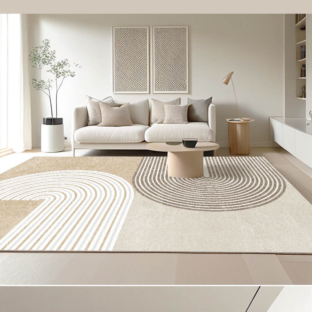 轻奢简约风客厅茶几书房北欧卧室ins风简约防滑耐脏大面积地毯