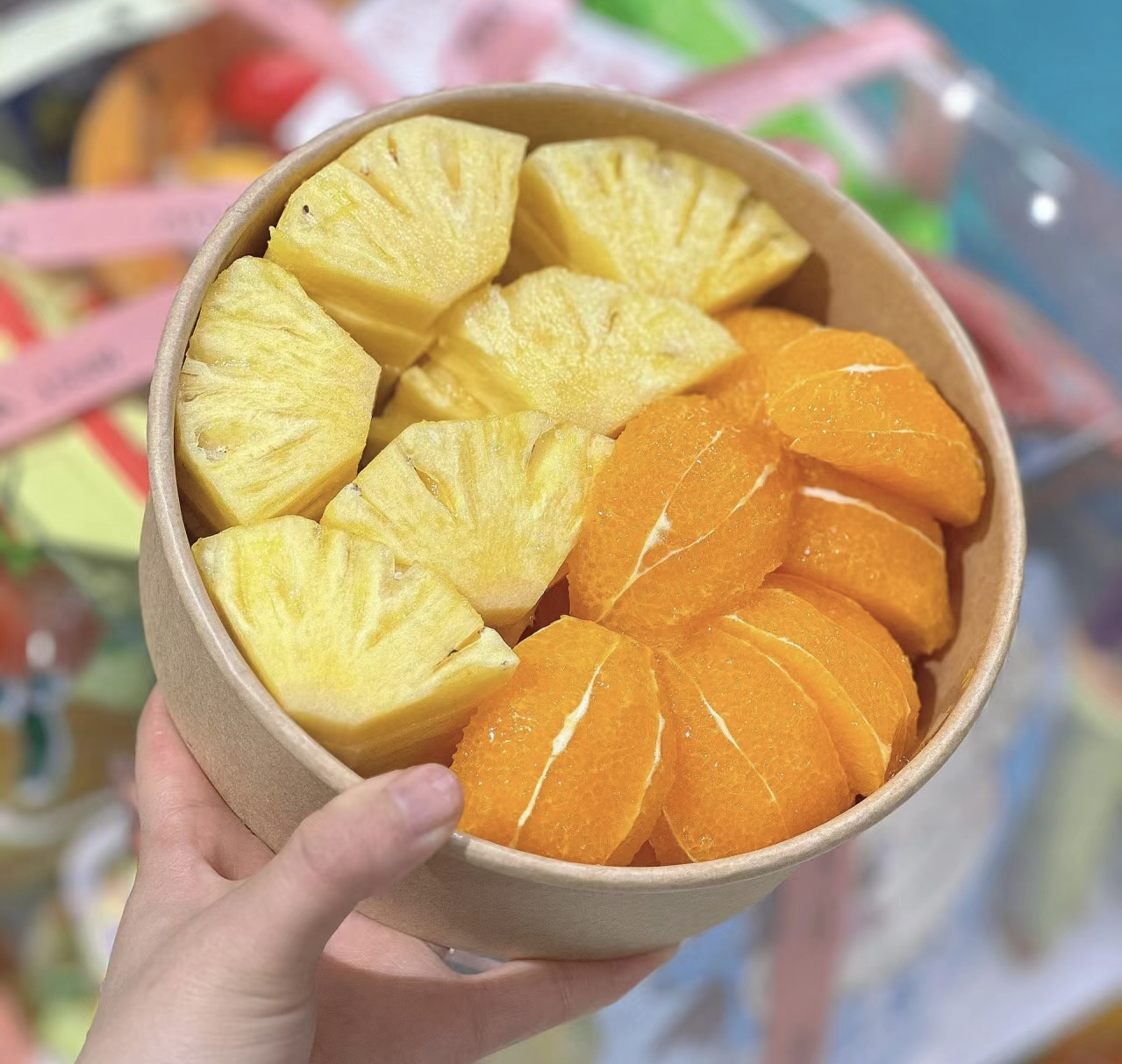 橙子➕凤梨果切盒400g