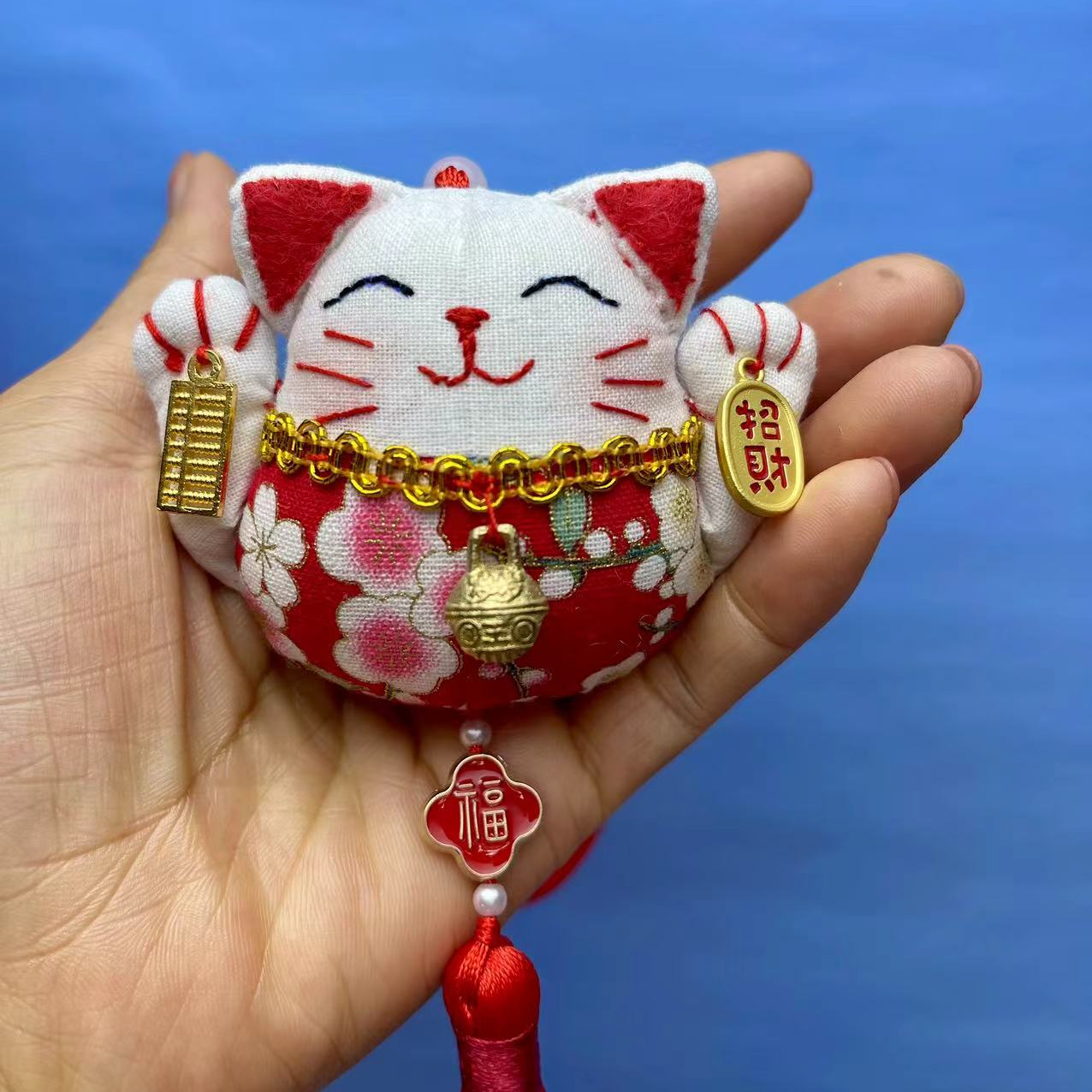 新款招财猫香囊挂饰品/车挂件/包挂饰/礼品【香香原创】