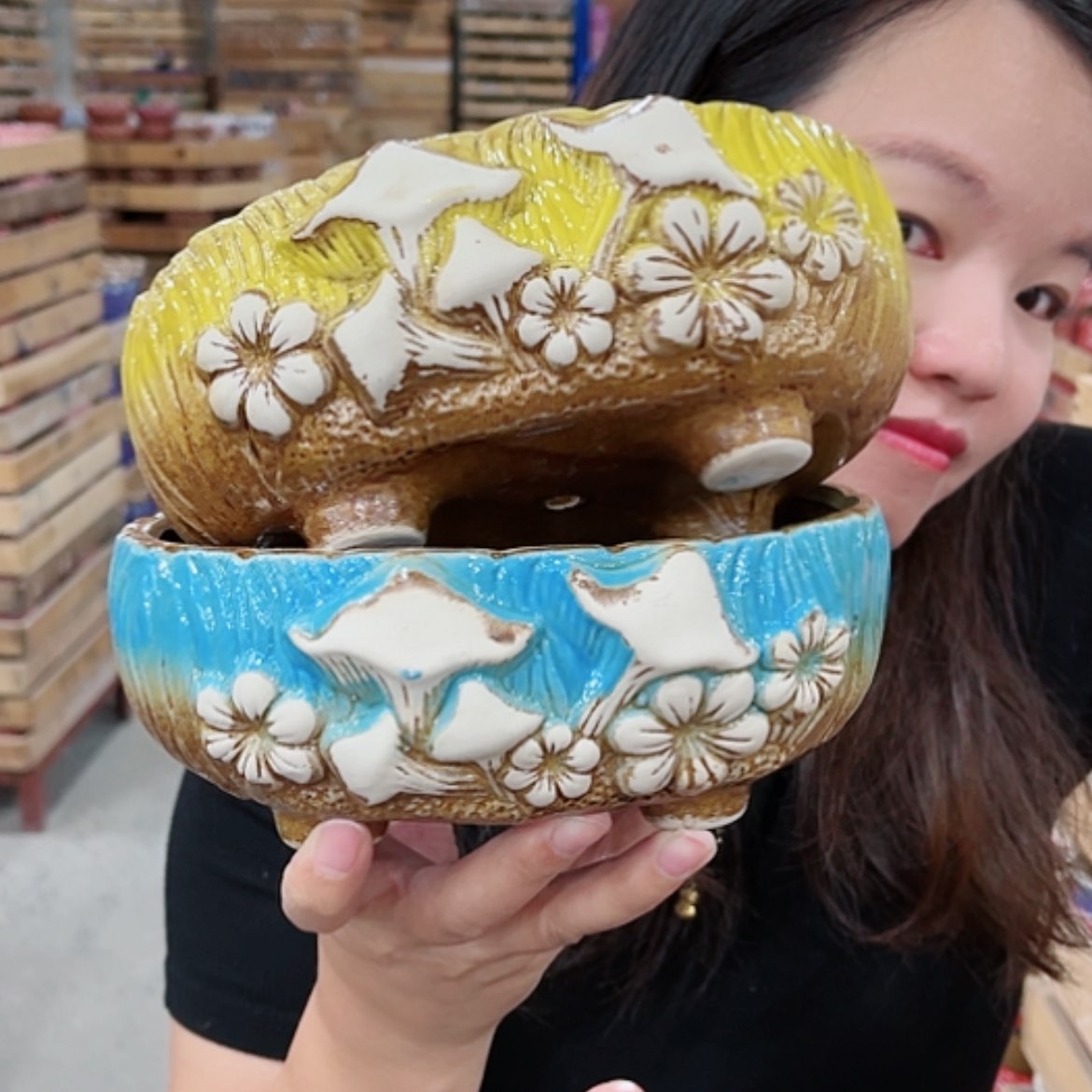 【闪购商品】陶瓷花盆