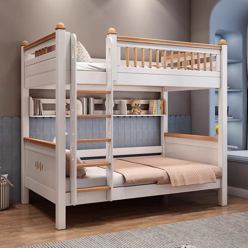 全实木上下床高低床红檀木小户型子母床同宽上下铺双人床双层床