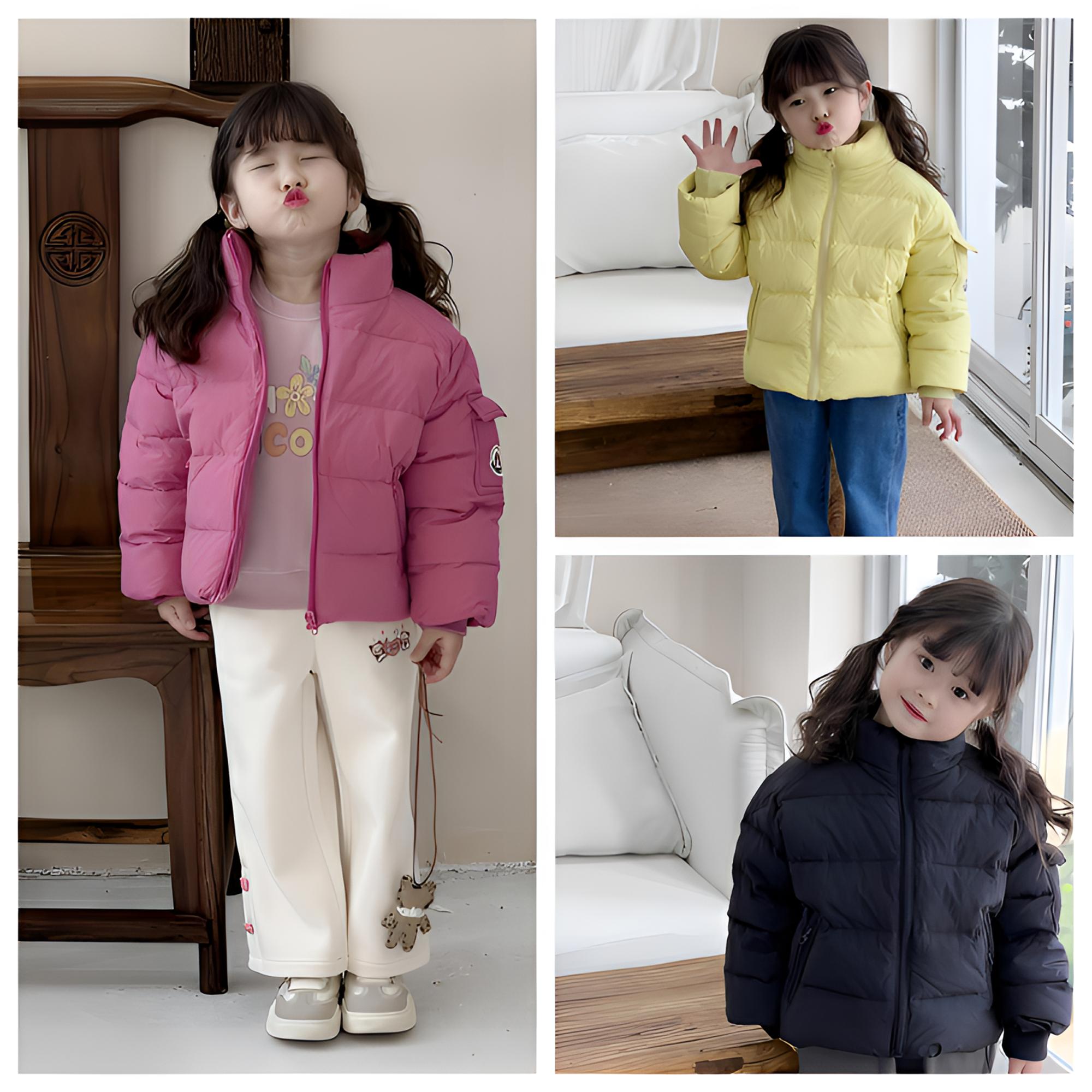 冬季新款女童休闲面包羽绒服R9132