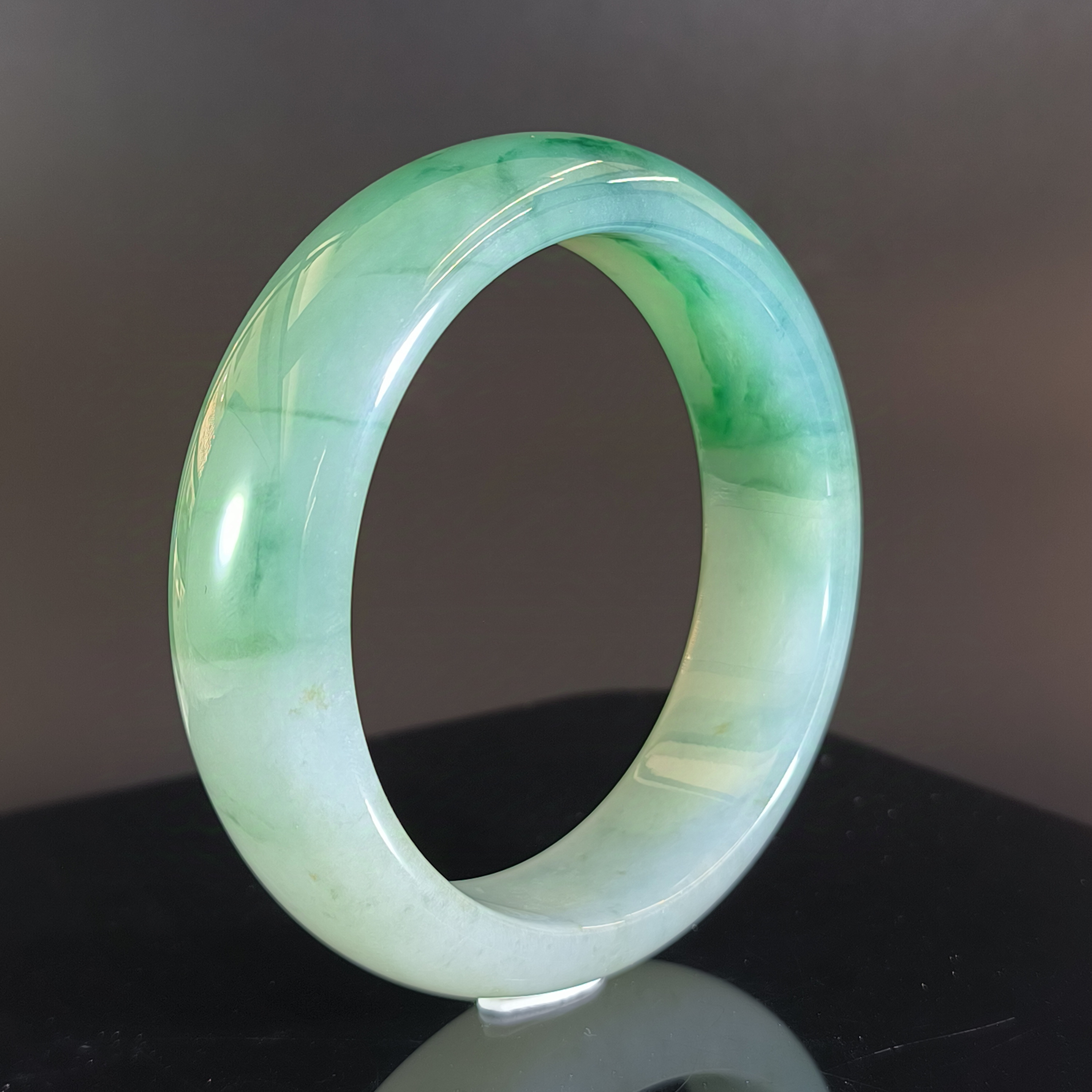 金万年珠宝 翡翠手镯 圈口60  条码10140734