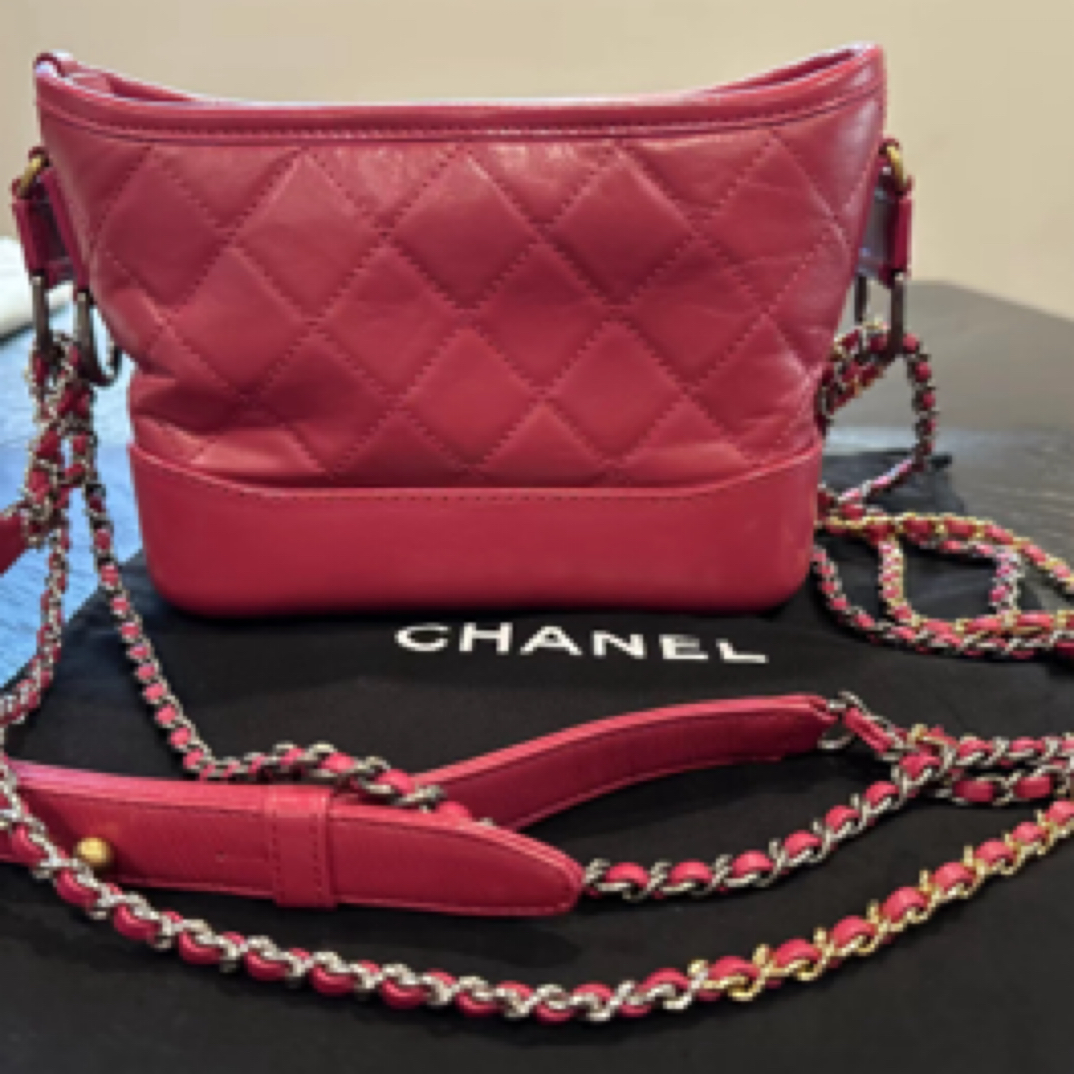 99新 Chanel/香奈儿 【老于包展】240香奈儿中号流浪玫粉色单肩包