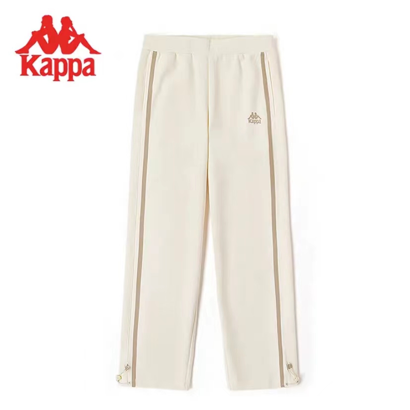 Kappa卡帕复古运动休闲裤2024新款情侣男女直筒卫裤K0DZ2AK01P