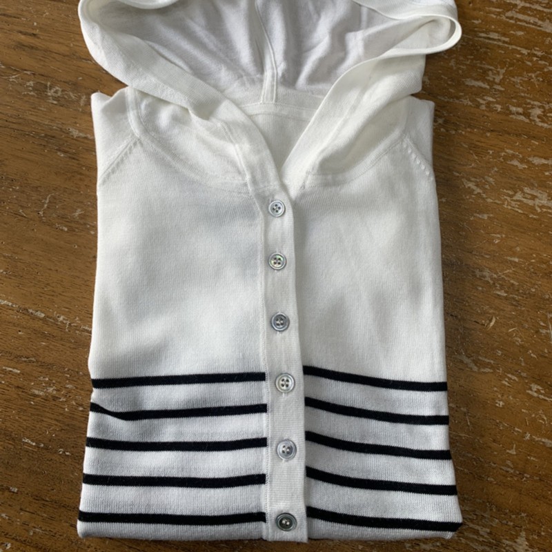 【蛾眉妒】个性定制--条纹连帽套头