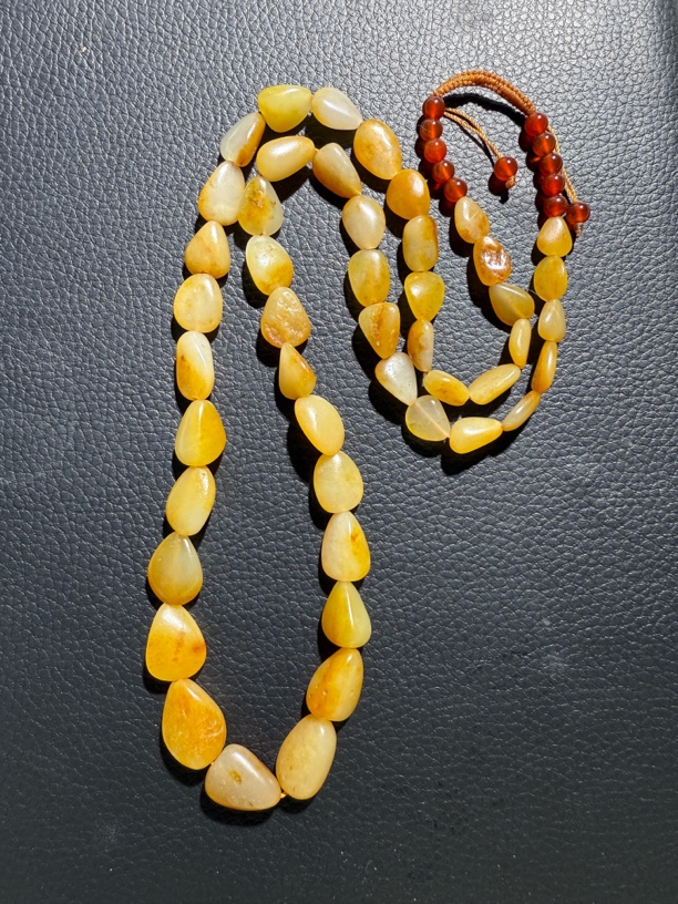 新疆和田玉项链54.9克