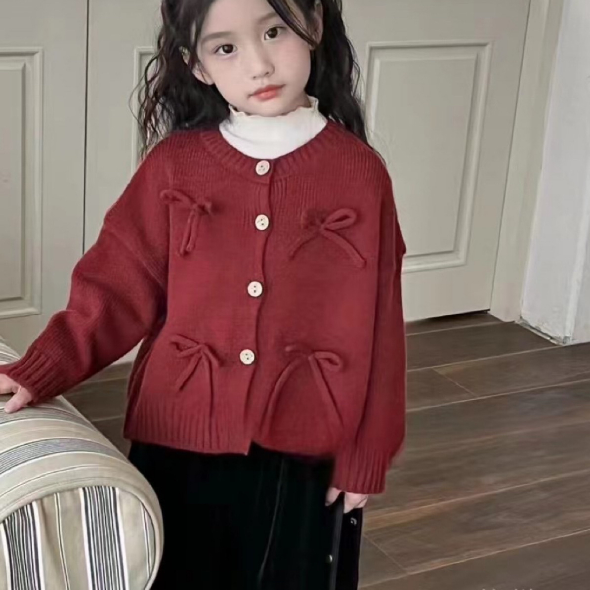 2024秋季新款韩版时尚潮流休闲百搭宽松洋气毛衣开衫