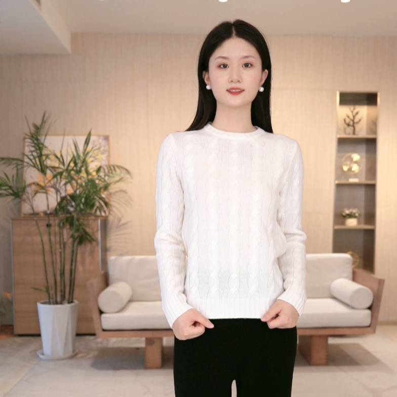 【国王的礼物】鼎奢级高档保暖扭花圆领套衫 YX10W24275