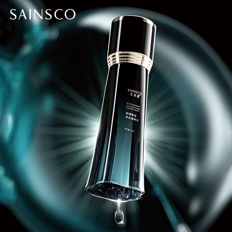 SAINSCO圣诗蔻 黑耀臻金柔肤精粹水抗皱琉璃乳
