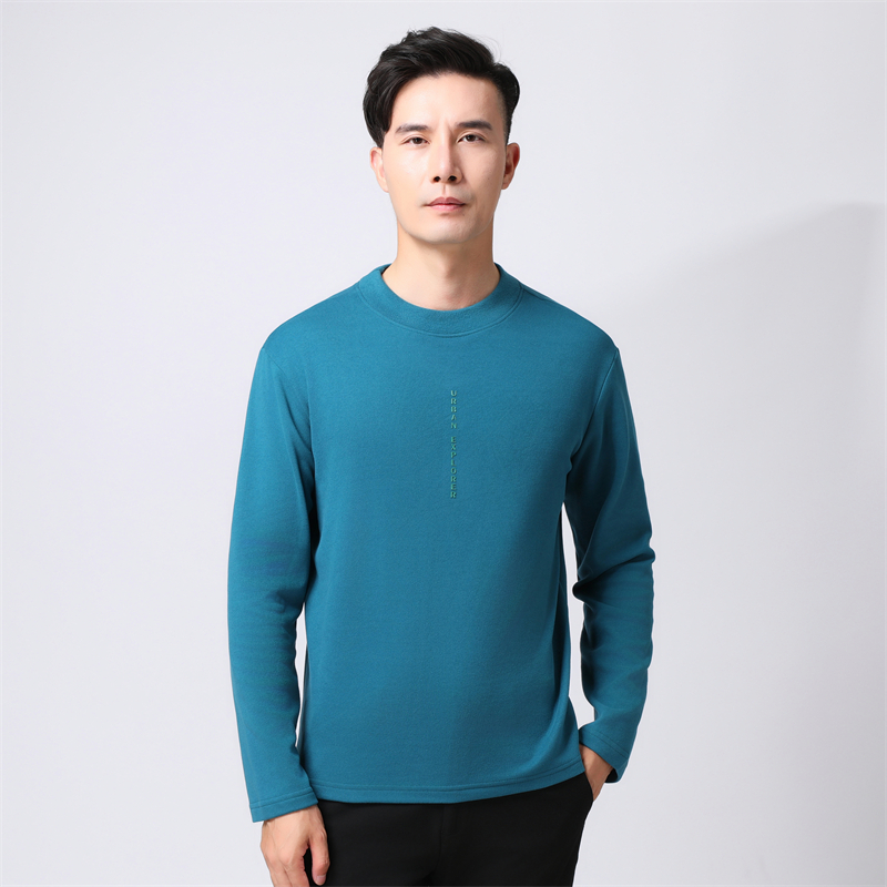 A004毛衣秋冬季新款半高领套头纯色简约休闲打底针织衫