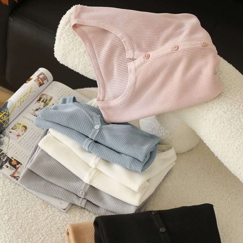 （163-260）2025年新款百搭秋季气质小众针织衫