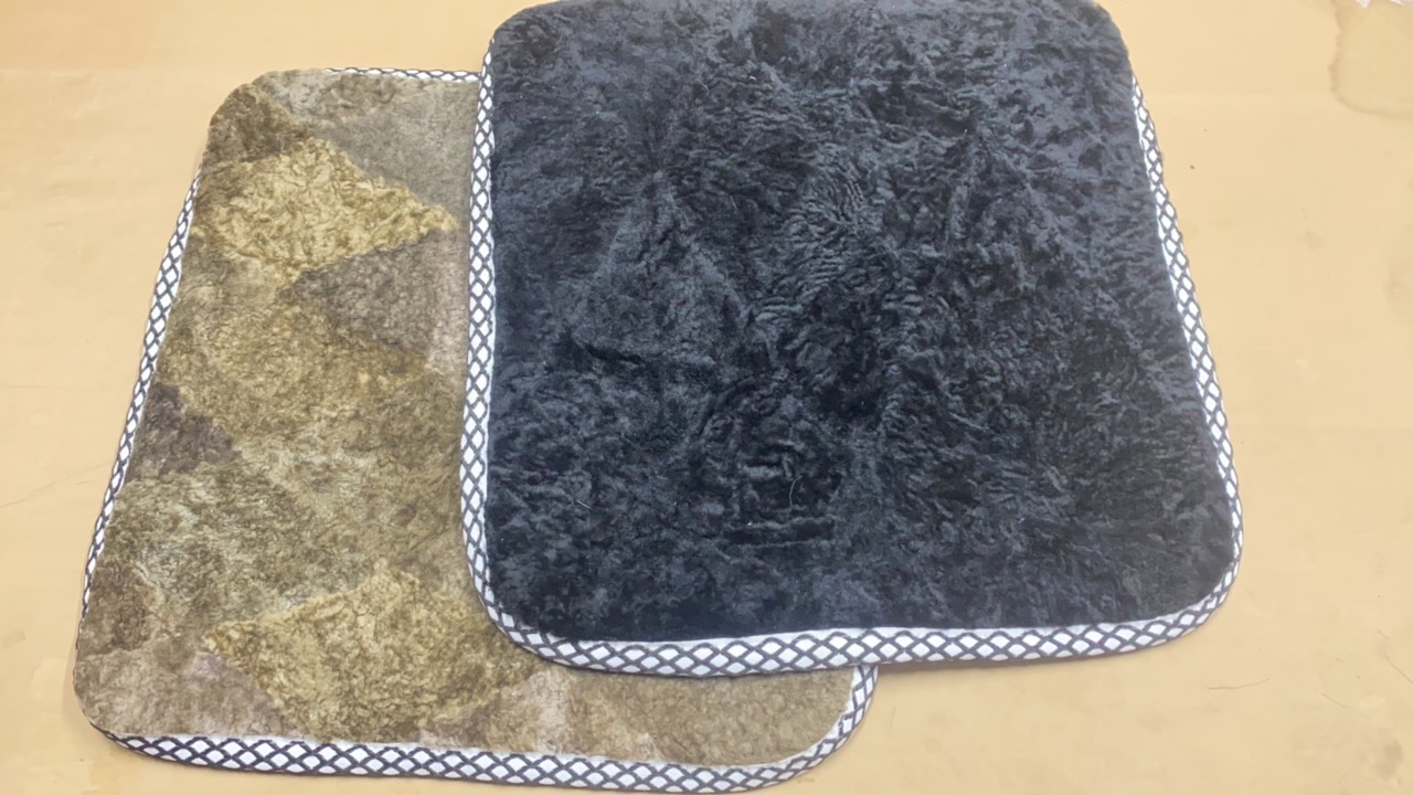 羊皮毛一体椅子沙发多用垫45×45