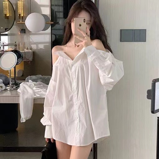 时尚辣妹显瘦t恤多款女2024新款清仓长袖白色