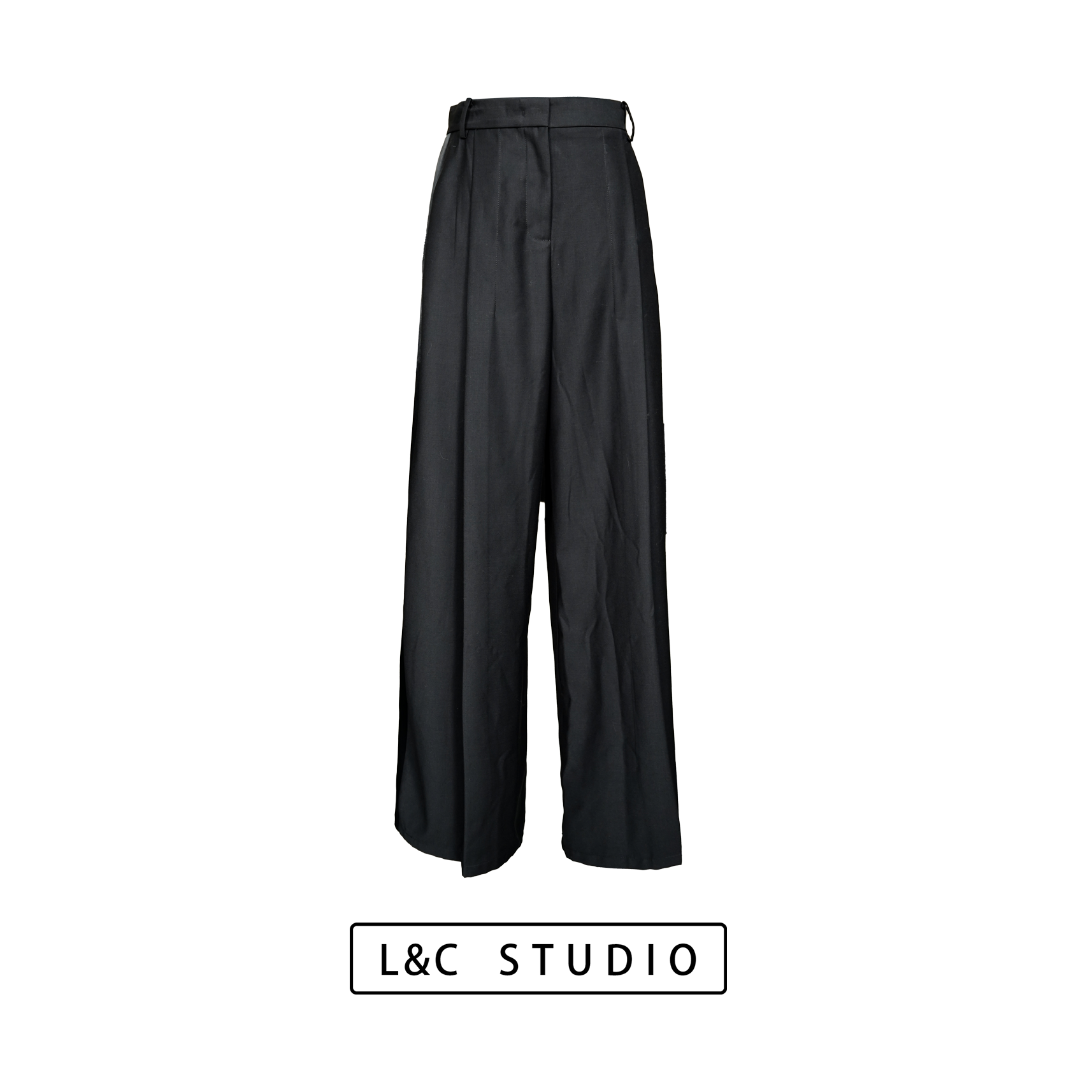 【nice co】LC拼贴阔腿裤                                   