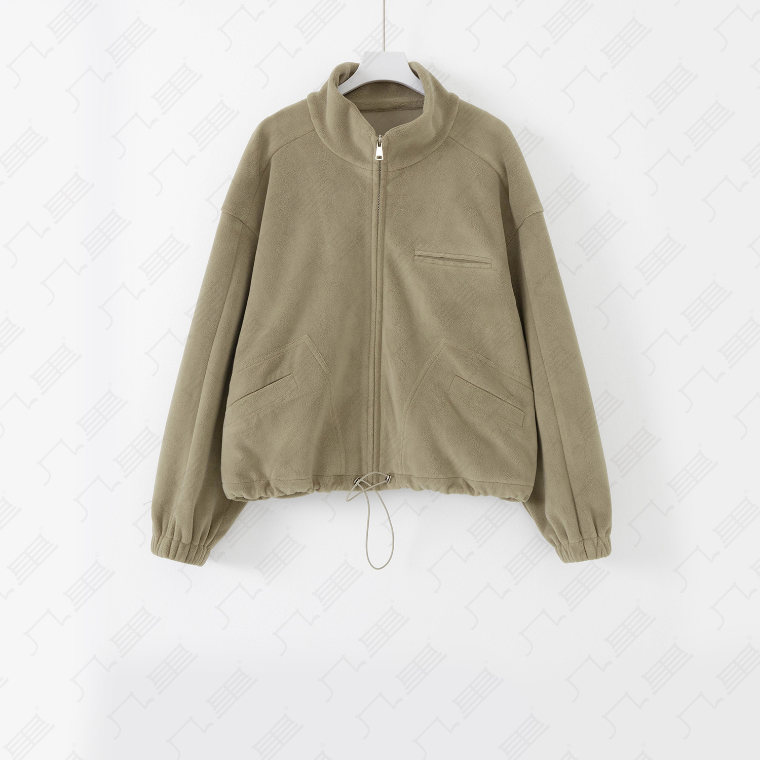 （几里）时尚纯色简约百搭外套 衣长57 胸围127 1102481