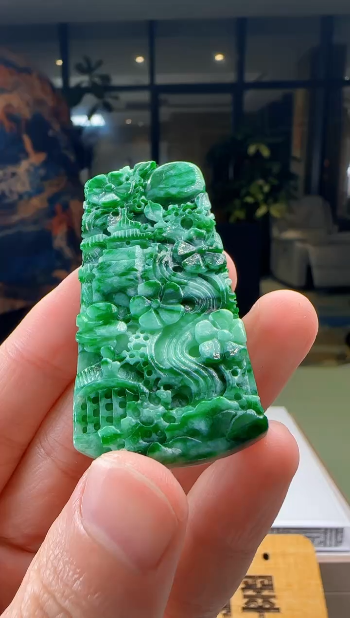 【闪购商品】翡翠颈饰未镶嵌DY@@WS40730H033