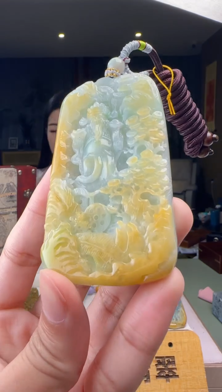 【闪购商品】翡翠颈饰未镶嵌XM@@960Q3J10996