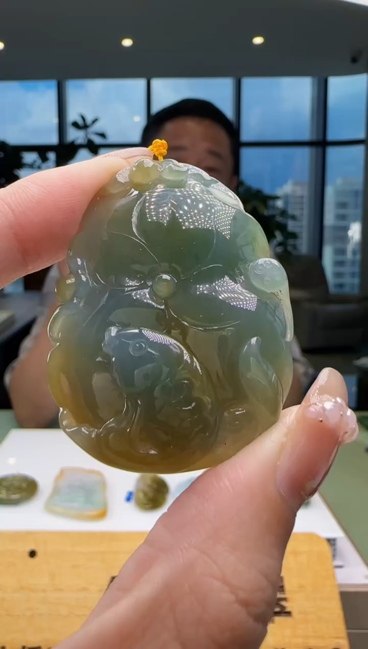 【闪购商品】翡翠挂件未镶嵌MM@@960Q3J07037