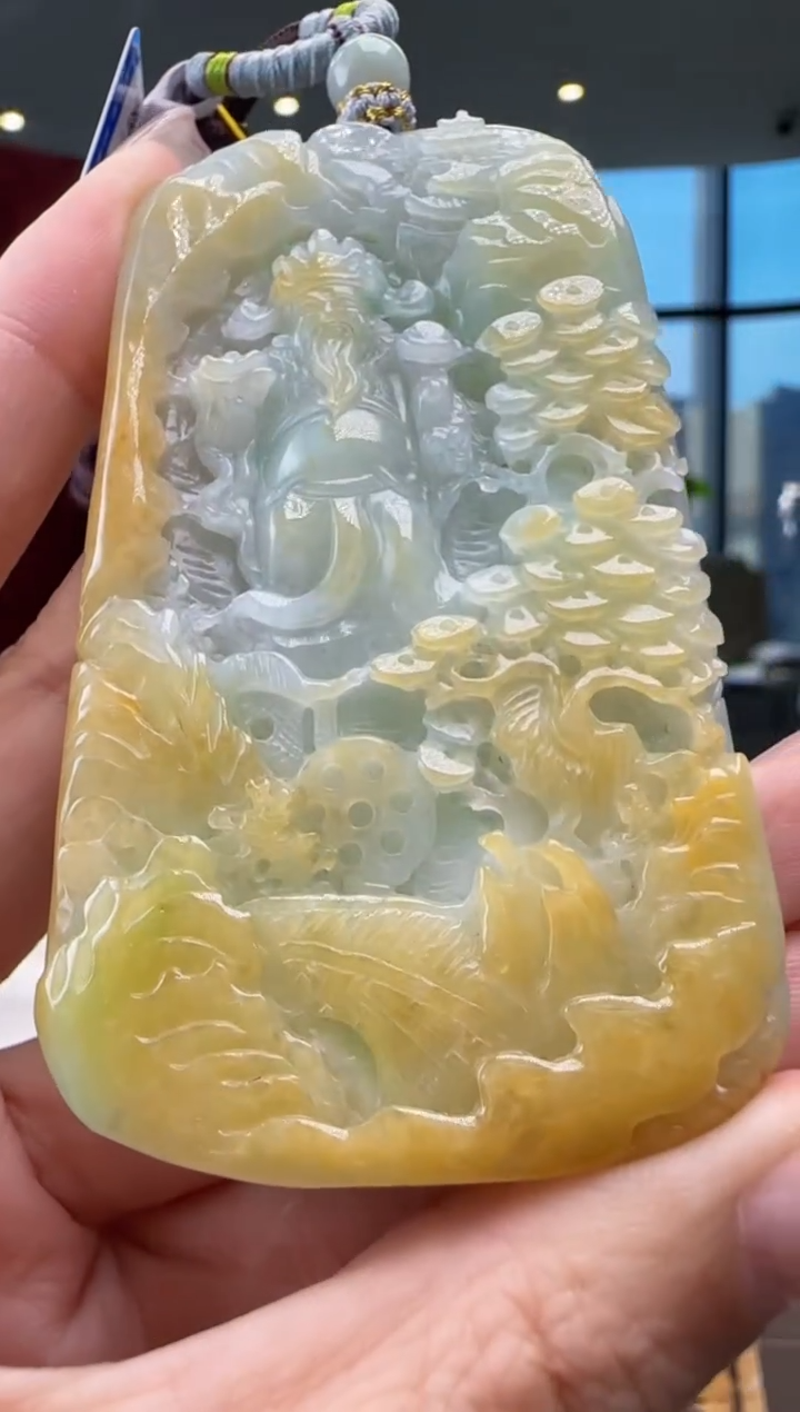 【闪购商品】翡翠吊坠(不含链)未镶嵌MM@@960Q3J10996