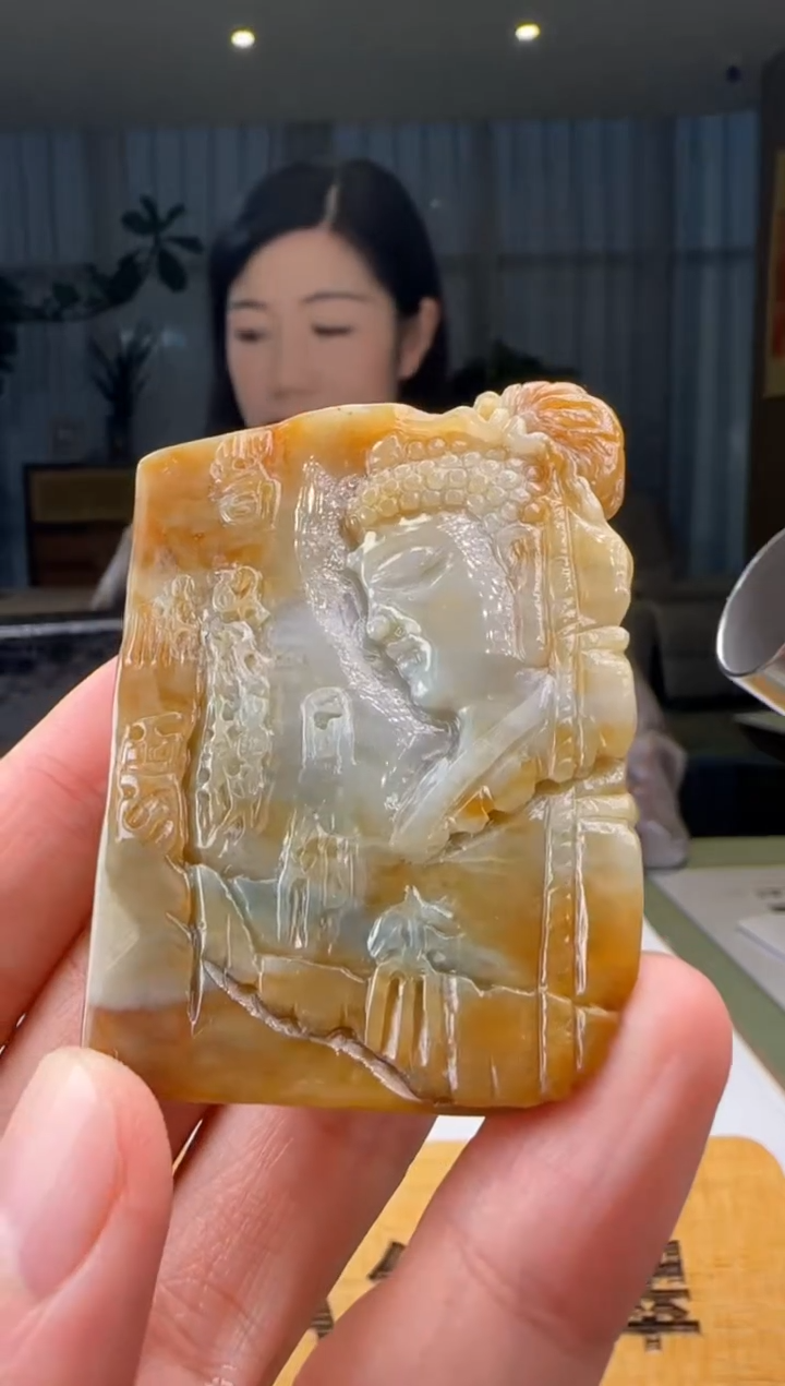 【闪购商品】翡翠挂件未镶嵌DY@@960Q3J06833