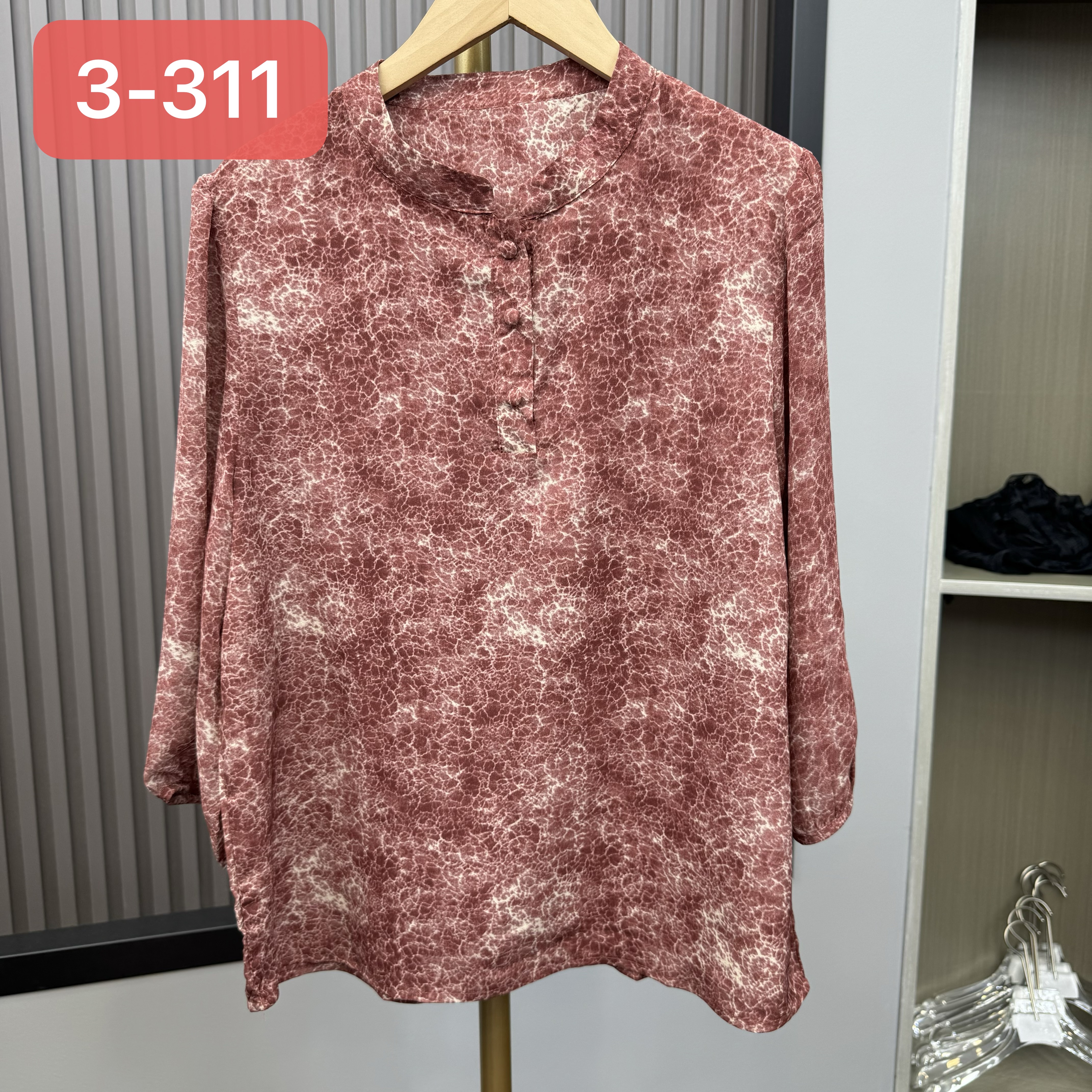 3-311-11（红）新款舒适时尚休闲小衫