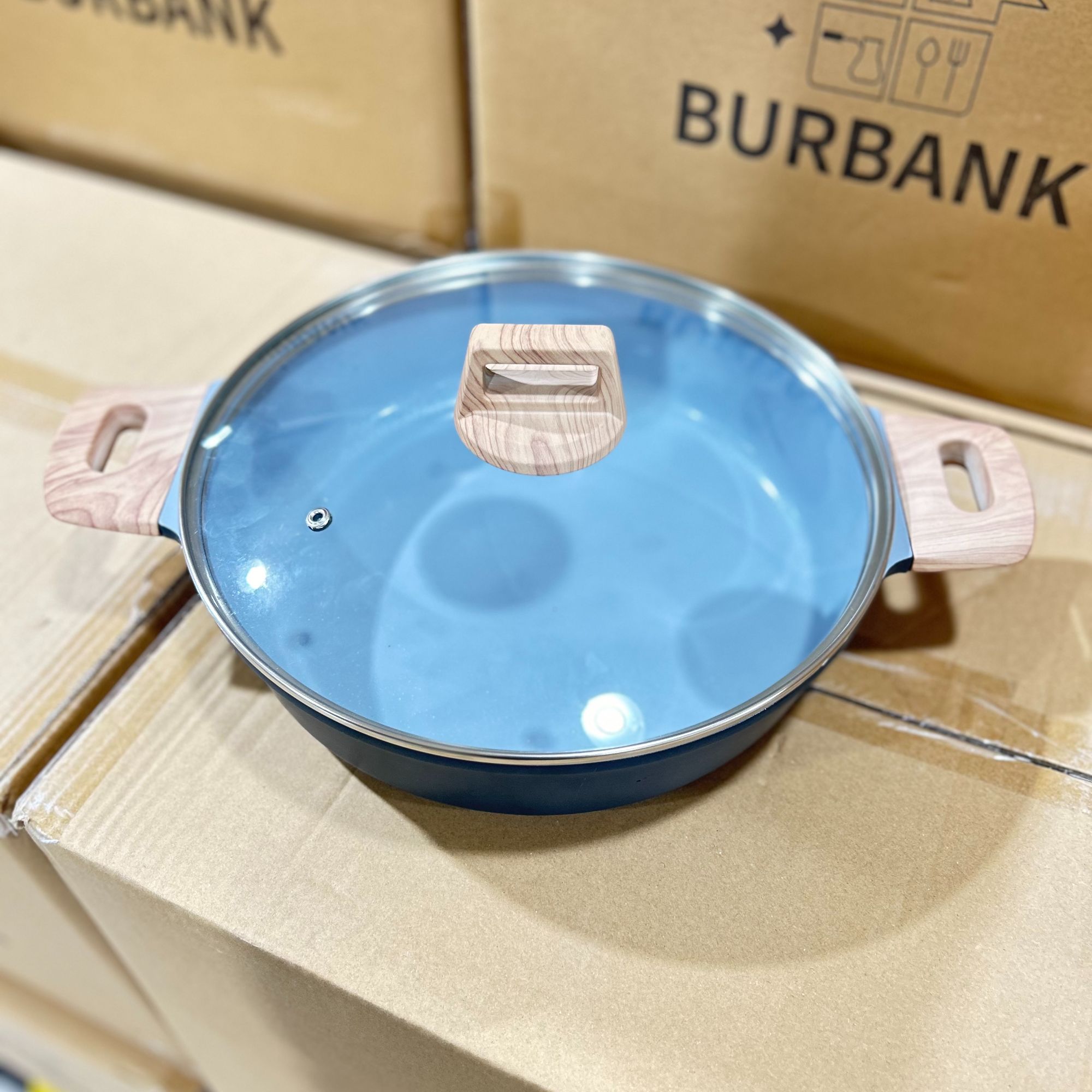 出Italy卡萨诺瓦全复底不沾浅汤锅28CM