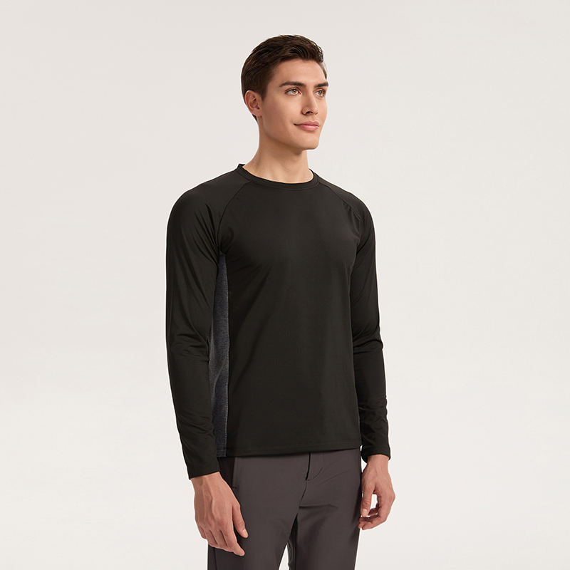 秋冬弹力一体绒亲肤保暖运动舒适长袖卫衣男上衣88121（无运费险）