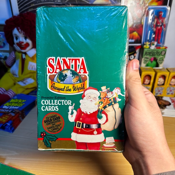 1994 圣诞老人环球 卡盒 复古收藏卡