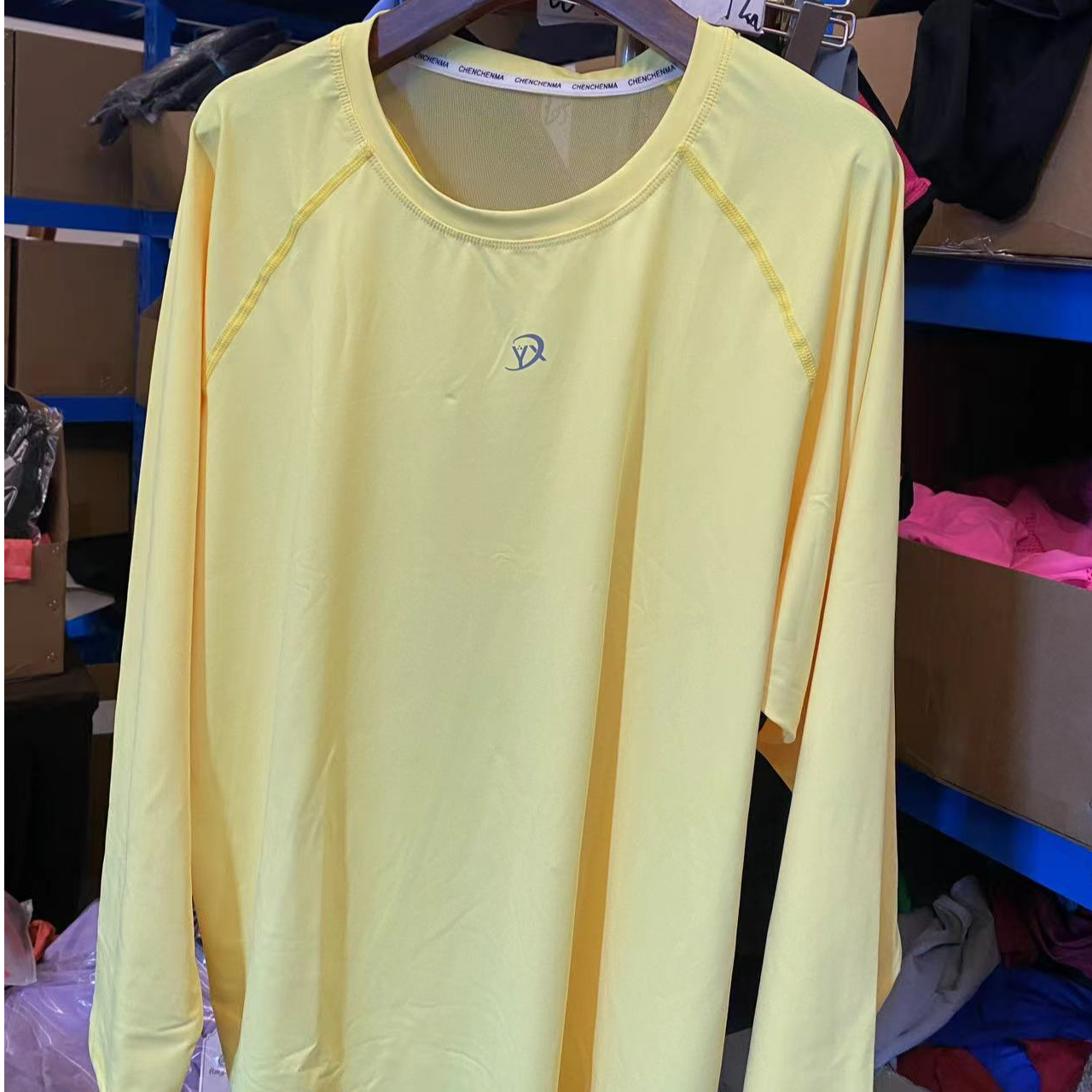 涛哥-长袖T恤运动瑜伽服百搭女款休闲圆领套头