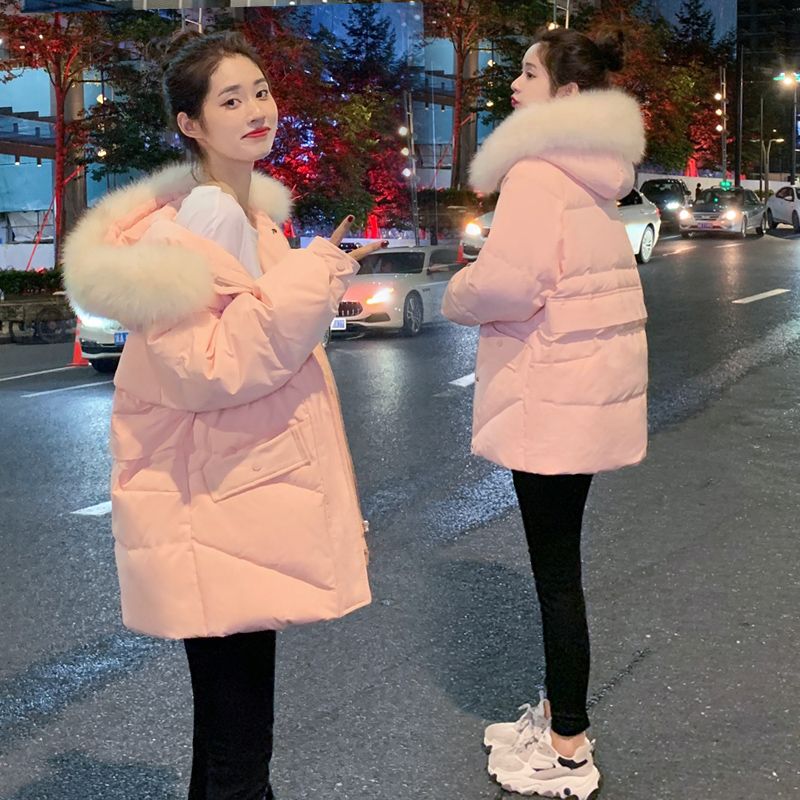波司豋高档羽绒服女2023新款短款小个子韩版宽松加厚白鸭绒冬装厚