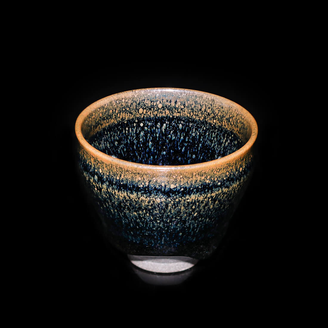 【黄少屏建盏·品茗小盏】龙窑柴烧原矿铁胎建盏主人杯