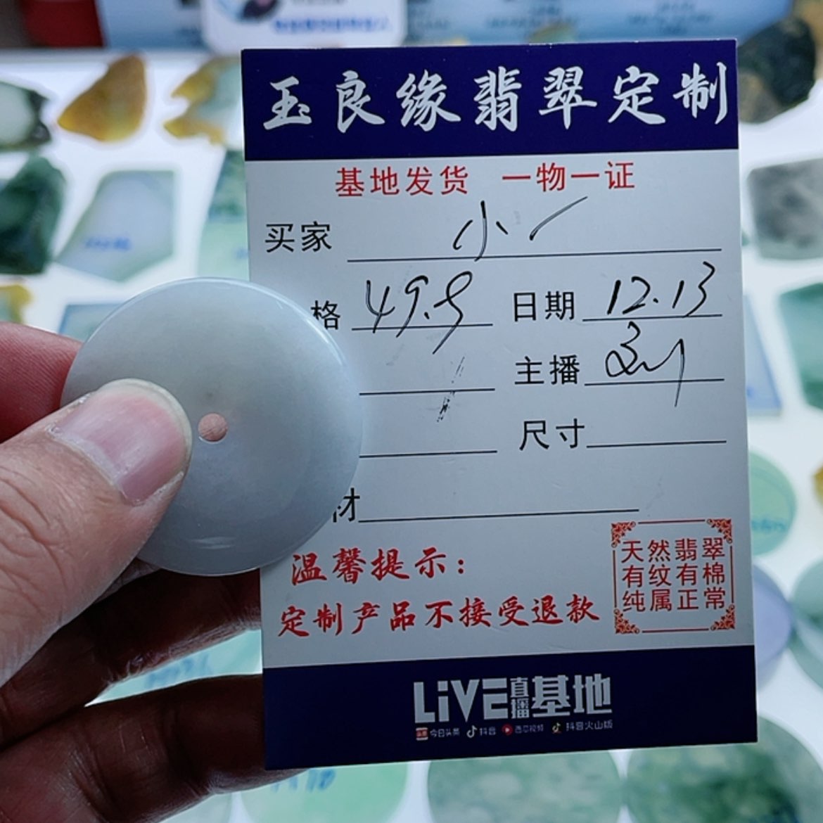 【闪购商品】翡翠颈饰未镶嵌?***?