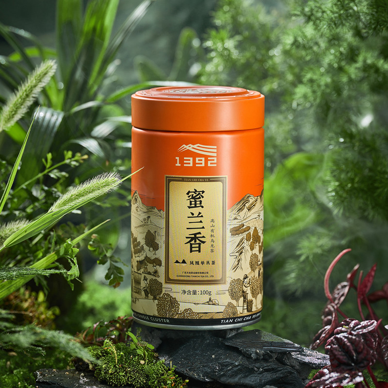 天池茶业蜜兰香乌岽山高山潮州凤凰单丛茶七彩系列罐装散茶100g