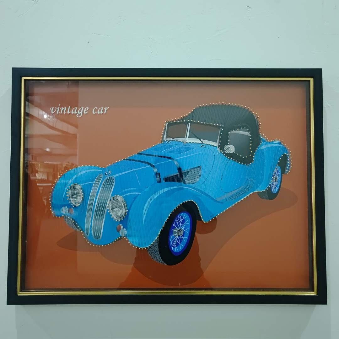 高货.手工实物玄关画装饰画走廊过道客厅汽车高货汽车6080