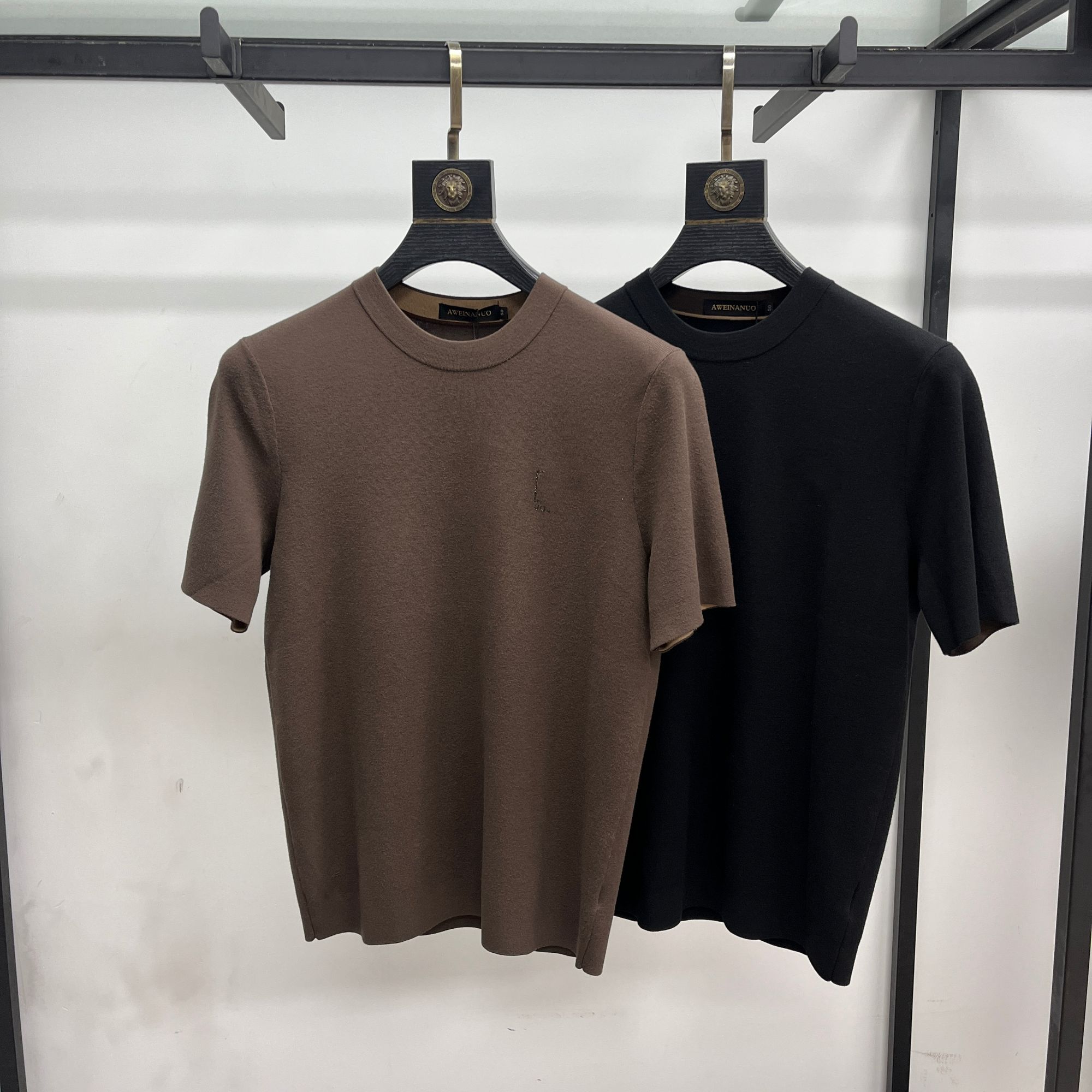 24年秋季新款简约针织短袖-1079