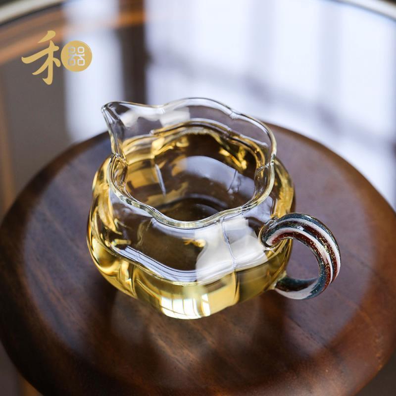 禾器凤仪系列怡然茶海蓝吟淡然澄然棱然纳福玻璃公道杯耐热分茶器