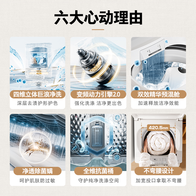 TOSHIBA东芝12kg直驱变频电机波轮洗衣机 DB-12T06D