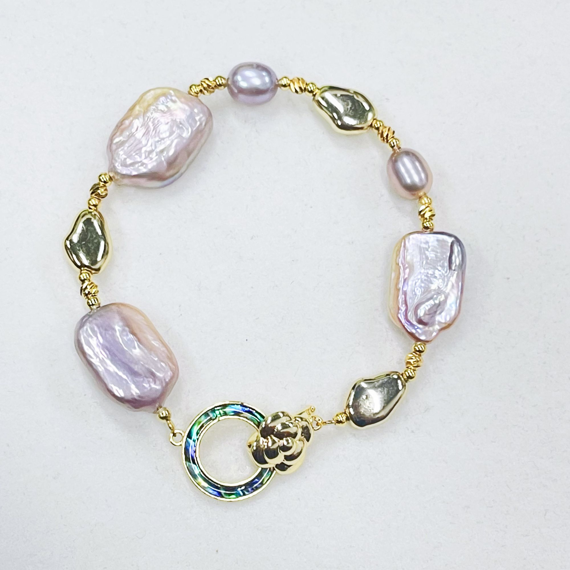 铜合金手链 女紫色巴洛克手链复古法式轻奢精致小众设计 气质手串