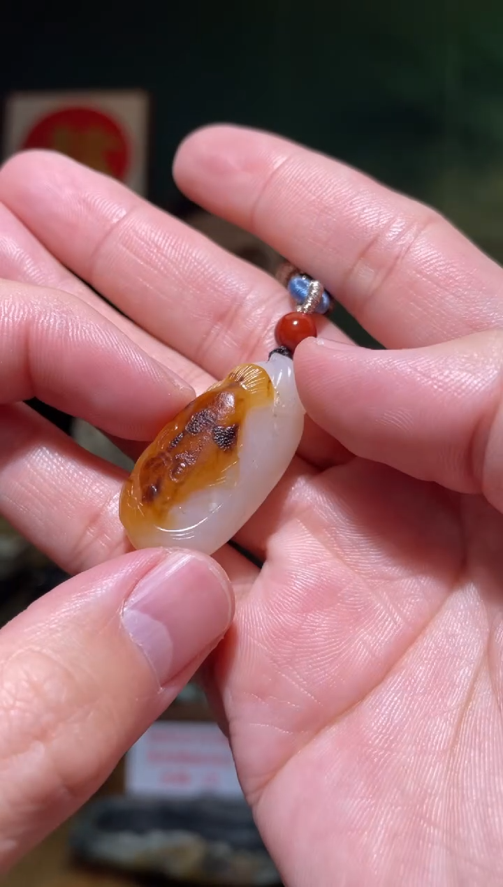 【闪购商品】和田玉吊坠(不含链)未镶嵌鱼11g