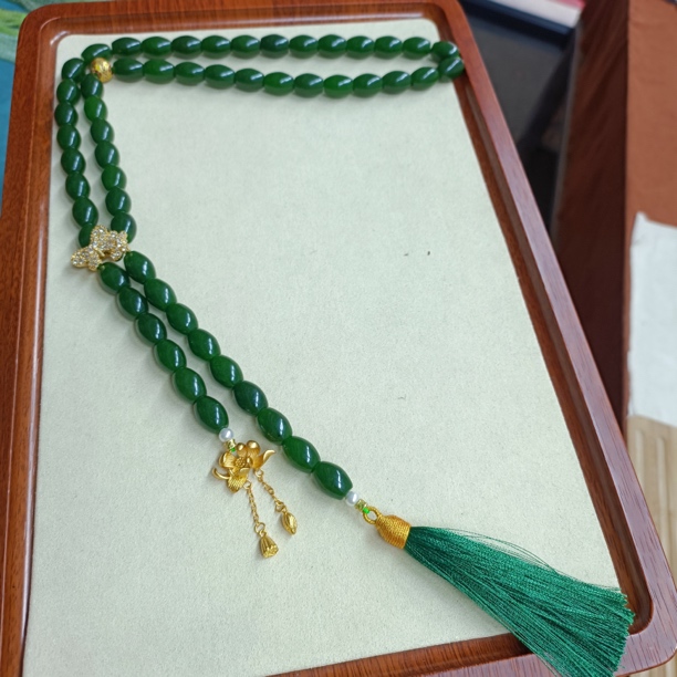 精品饰品桶珠项链DIY