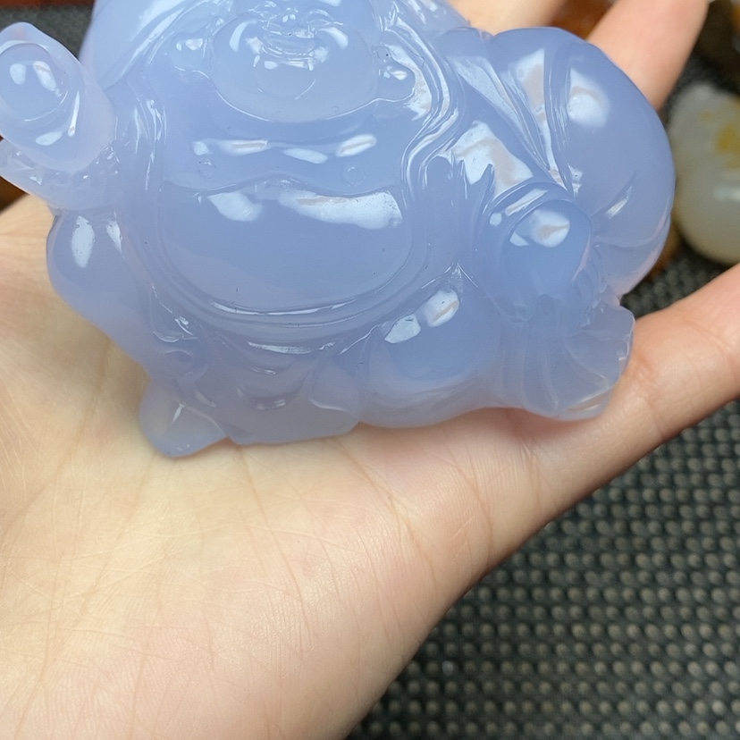 【闪购商品】玛瑙/玉髓摆件未镶嵌向**朵