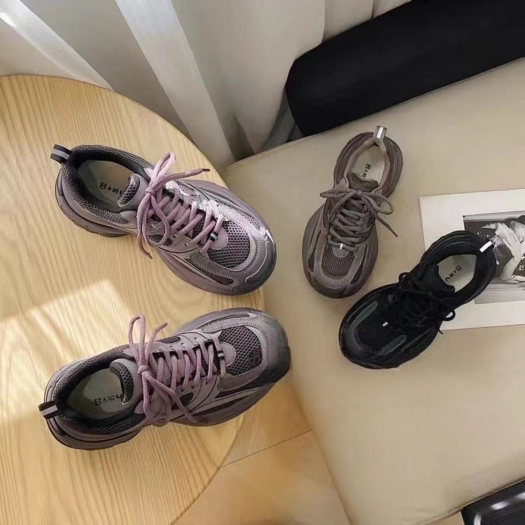96118新款厚底小怪兽老爹鞋时尚百搭超火轻便老爹鞋